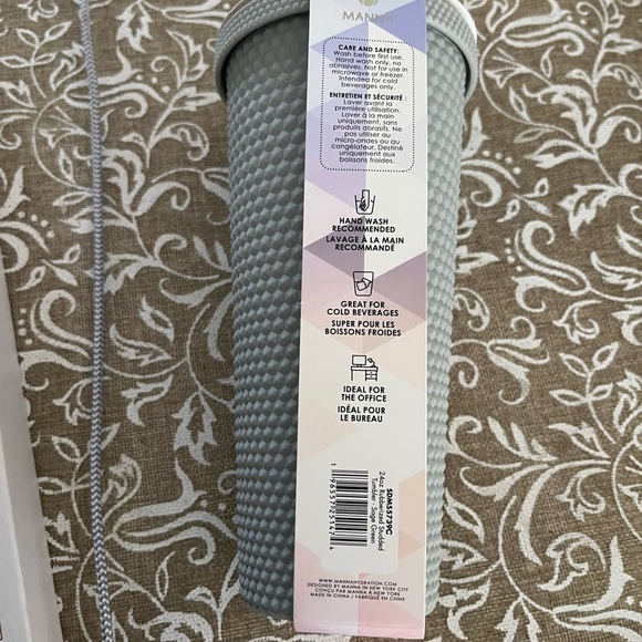 Manna Studded Tumbler with Straw - Picture 5 of 5